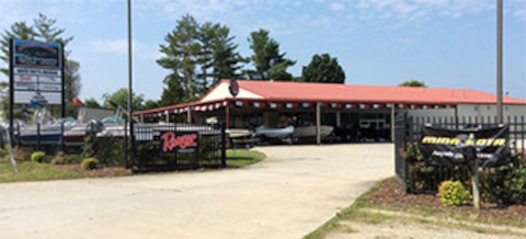 Go to anglerschoicemarine.com (see-our-map-and-directions-dealership--hours-lexington subpage)