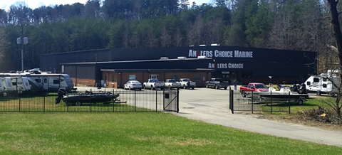 Go to anglerschoicemarine.com (see-our-map-and-directions-dealership--hours-martinsville subpage)